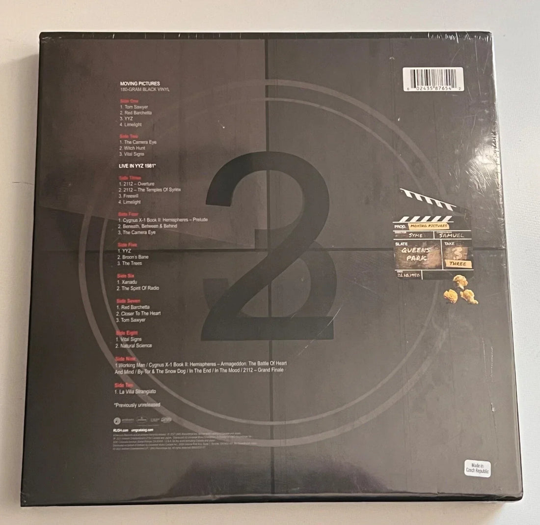 Rush - Moving Pictures (LP, Album, RE, RM + 4xLP + Dlx, 40t + Box)