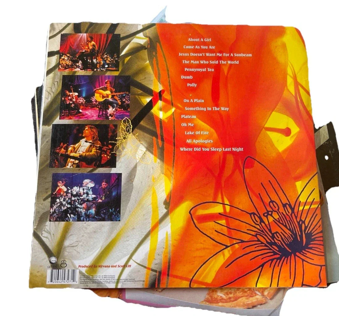 Nirvana - MTV Unplugged In New York (LP, Album, Whi)