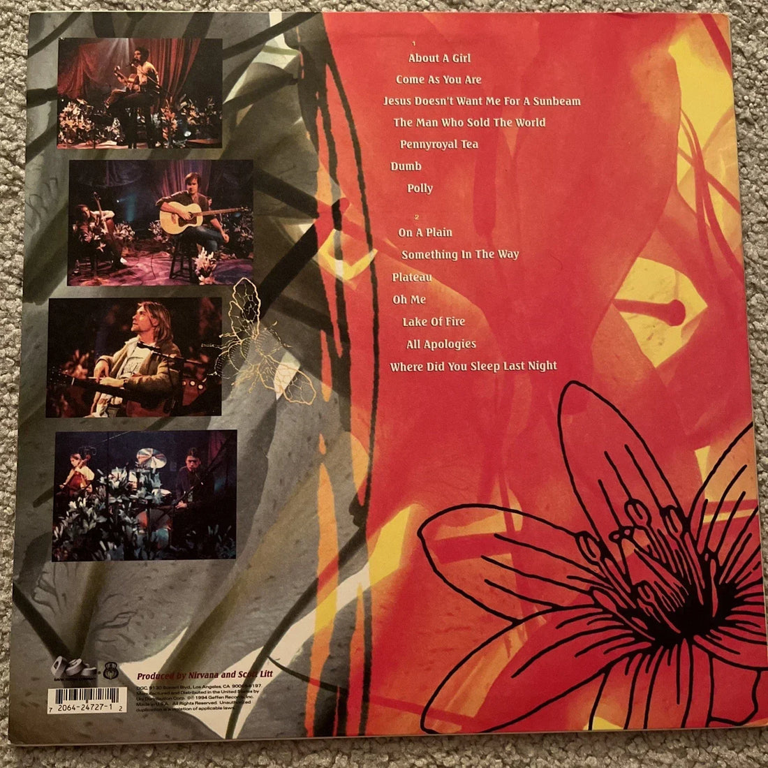 Nirvana - MTV Unplugged In New York (LP, Album)