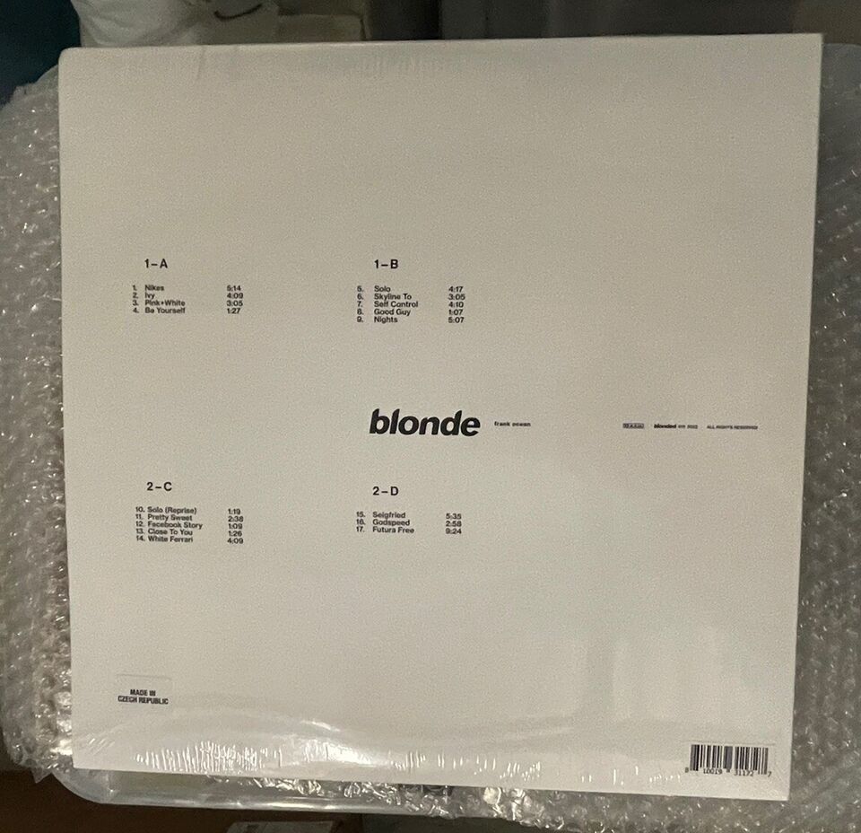 Frank Ocean - Blonde (2xLP, Album, RE)